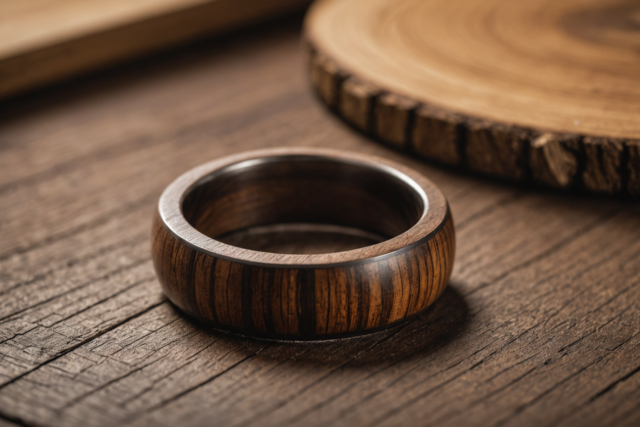 Bagues en bois : l&rsquo;alliance parfaite entre robustesse et confort