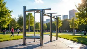Pourquoi choisir la Cage Street Workout Station C12 Inox pour votre parc ?