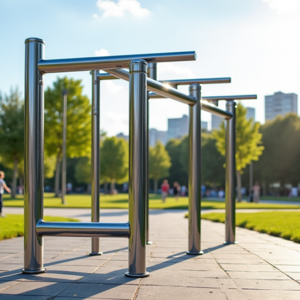 Pourquoi choisir la Cage Street Workout Station C12 Inox pour votre parc ?