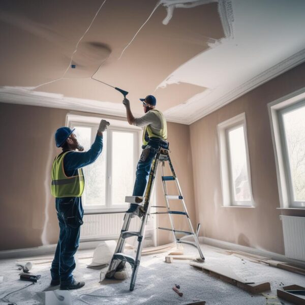 Plafond fissuré ou défraîchi : Comment réussir sa rénovation comme un pro