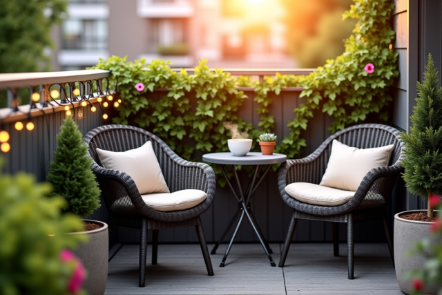 Comment aménager un petit balcon pour en profiter toute l’année ?