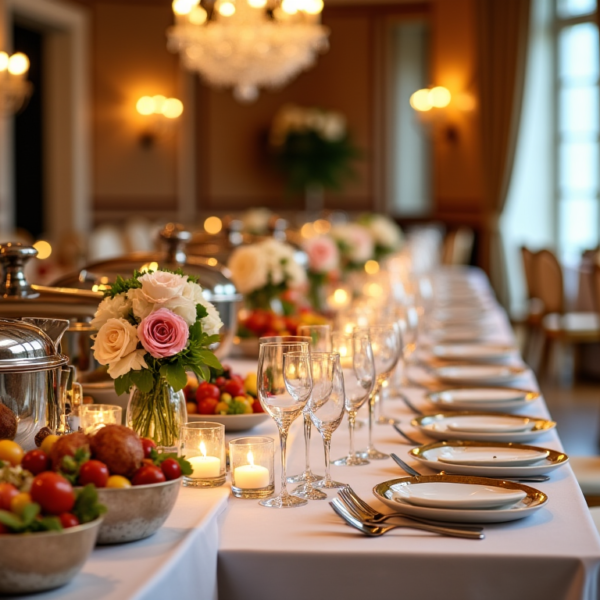 Buffet ou repas servi à table : que choisir pour une réception ?