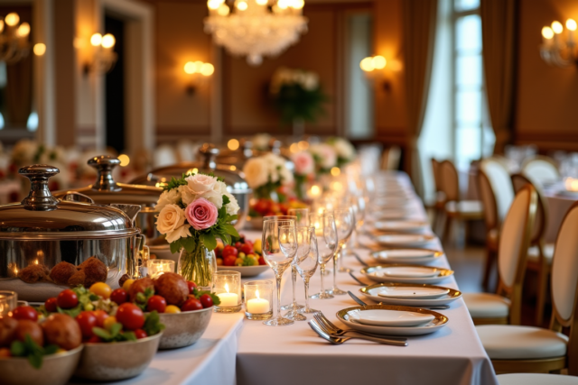 Buffet ou repas servi à table : que choisir pour une réception ?